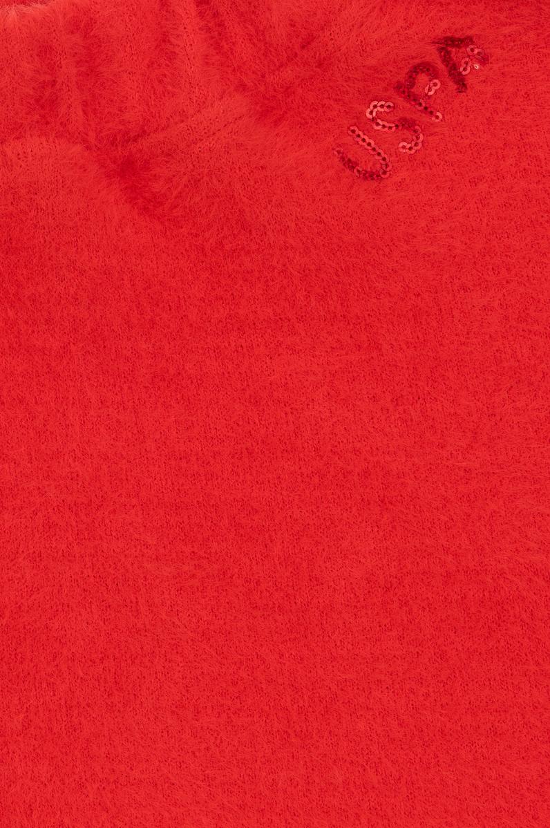 Kız Çocuk Kırmızı Örme Etek