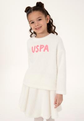 Kız Çocuk Krem Sweatshirt - 50317981014