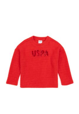 Kız Çocuk Kırmızı Sweatshirt - 50317981005