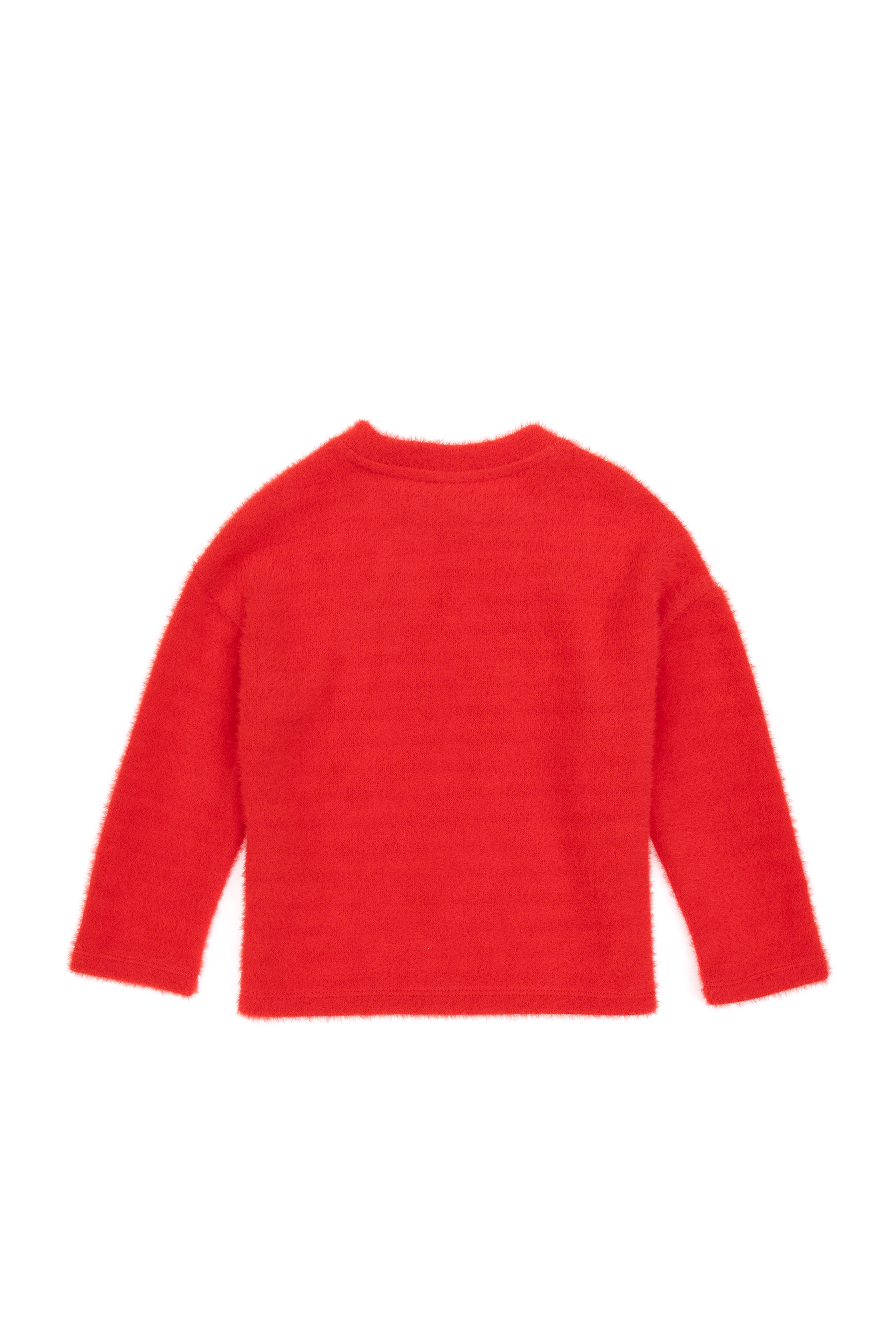 Kız Çocuk Kırmızı Sweatshirt - Image 4