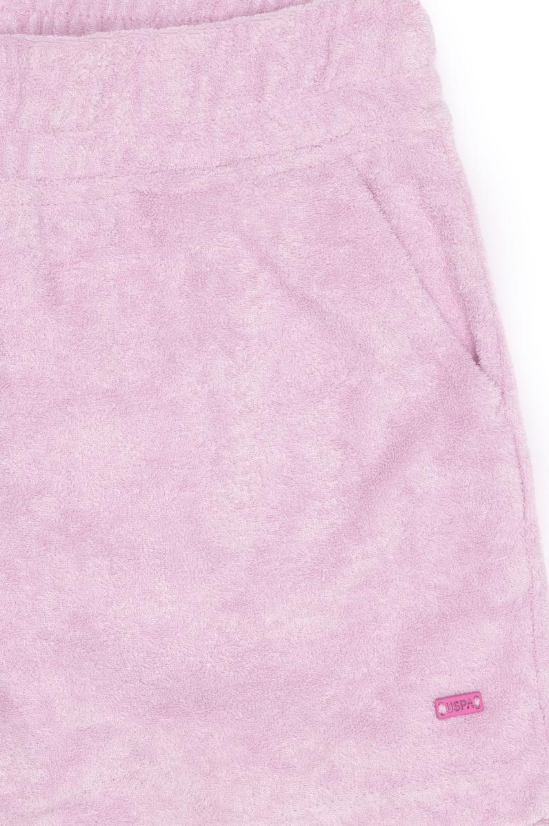 Çocuk Manolya Havlu Kumaş Örme Şort