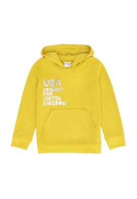 Çocuk Fıstık Yeşili Kapüşonlu Sweatshirt - 50272433033