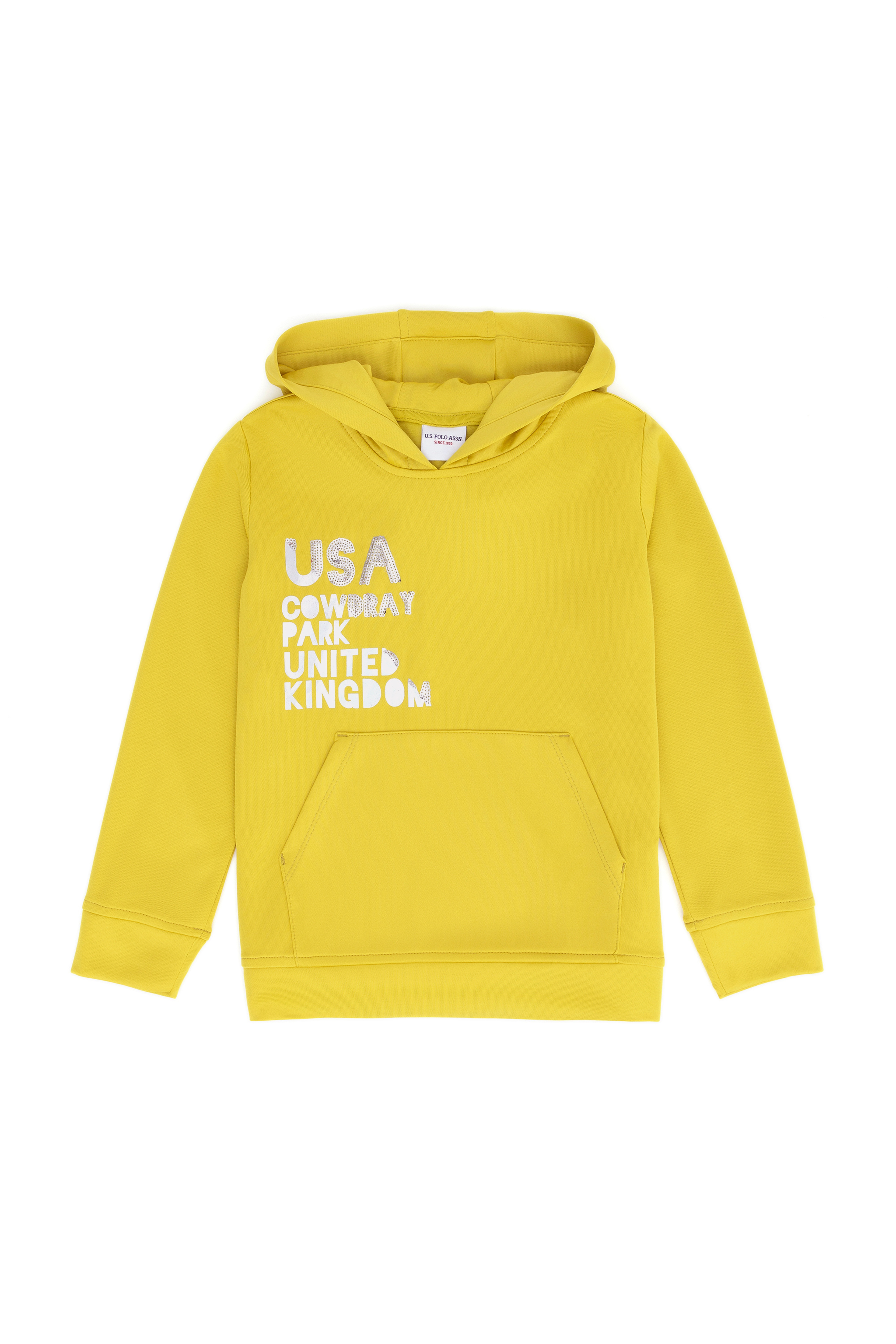 Çocuk Fıstık Yeşili Kapüşonlu Sweatshirt