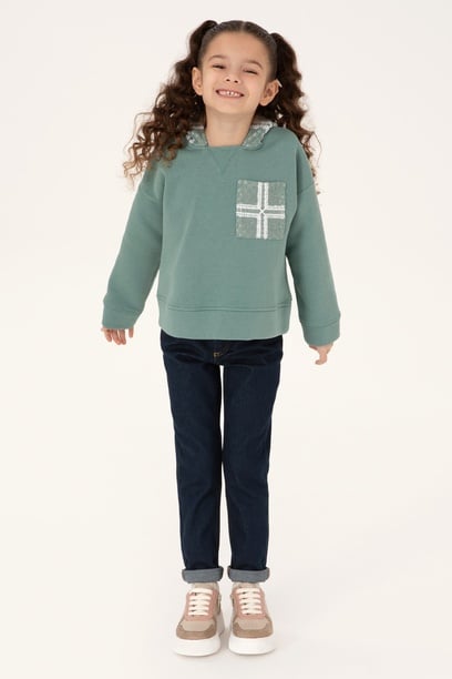 Kız Çocuk Mint Sweatshirt