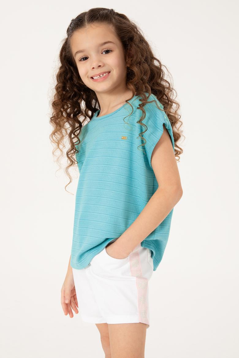 Kız Çocuk Mint Tişört