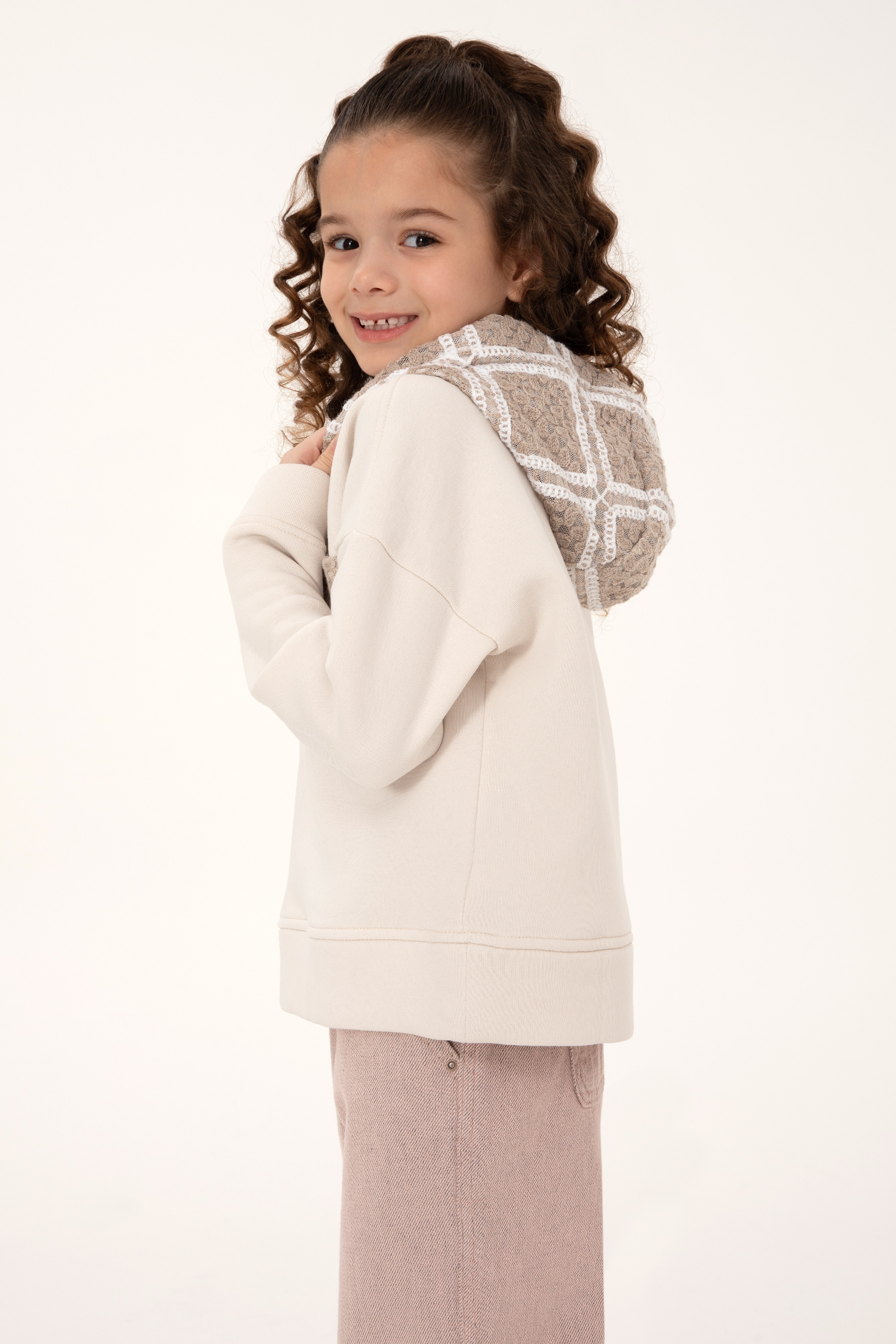 Kız Çocuk Taş Sweatshirt - Image 1