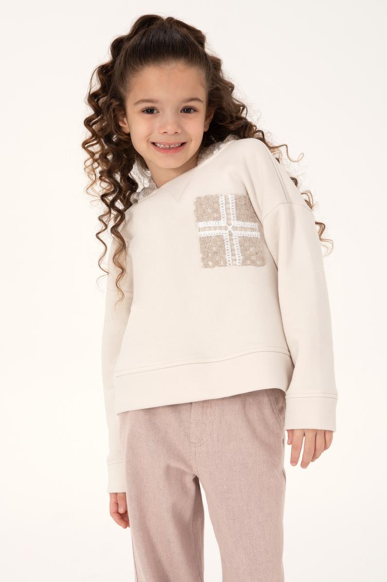 Kız Çocuk Taş Sweatshirt