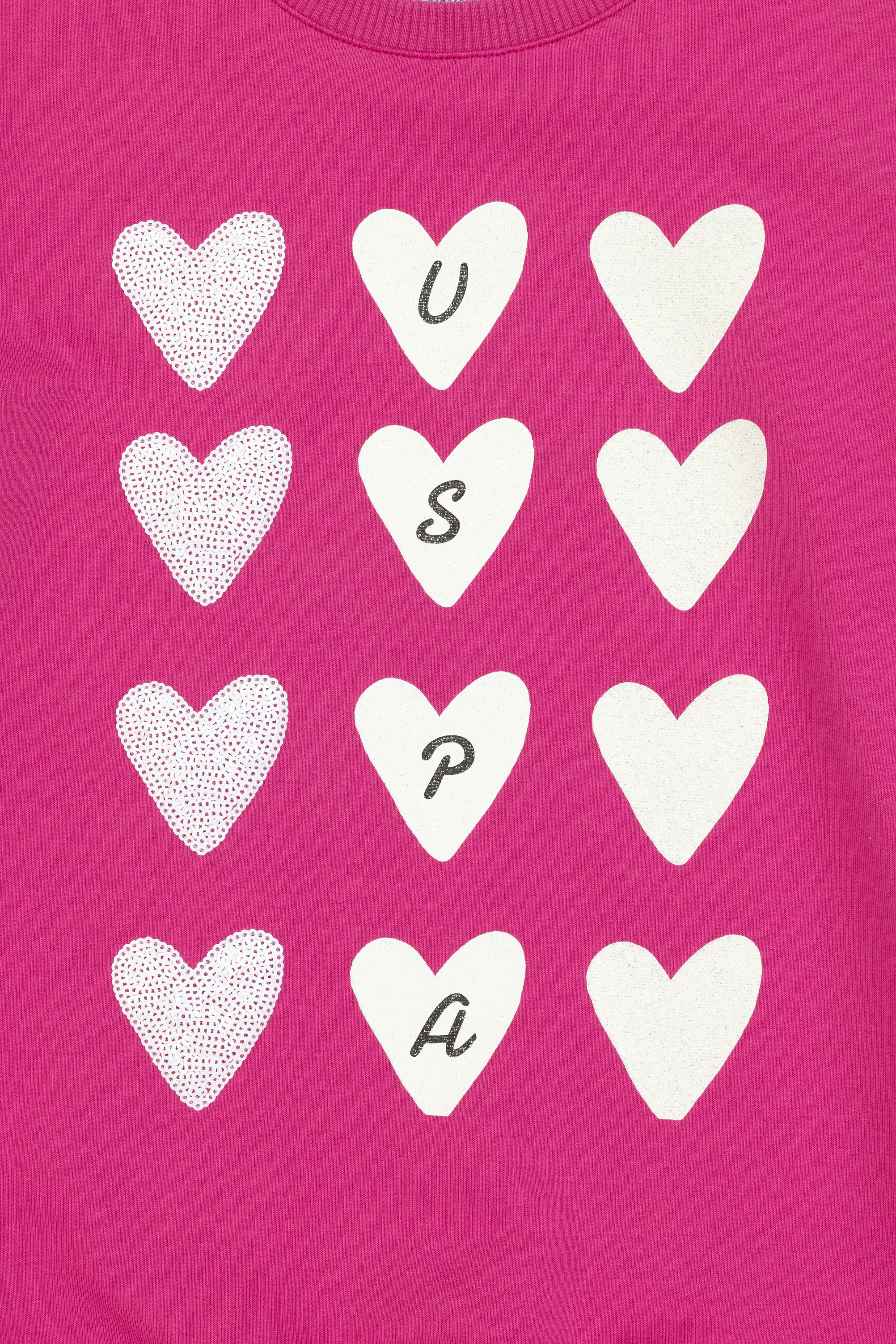 Kız Çocuk Pembe Sweatshirt - Image 5