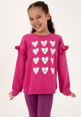 Kız Çocuk Pembe Sweatshirt - 50317912006