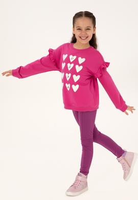 Kız Çocuk Pembe Sweatshirt - 50317912006