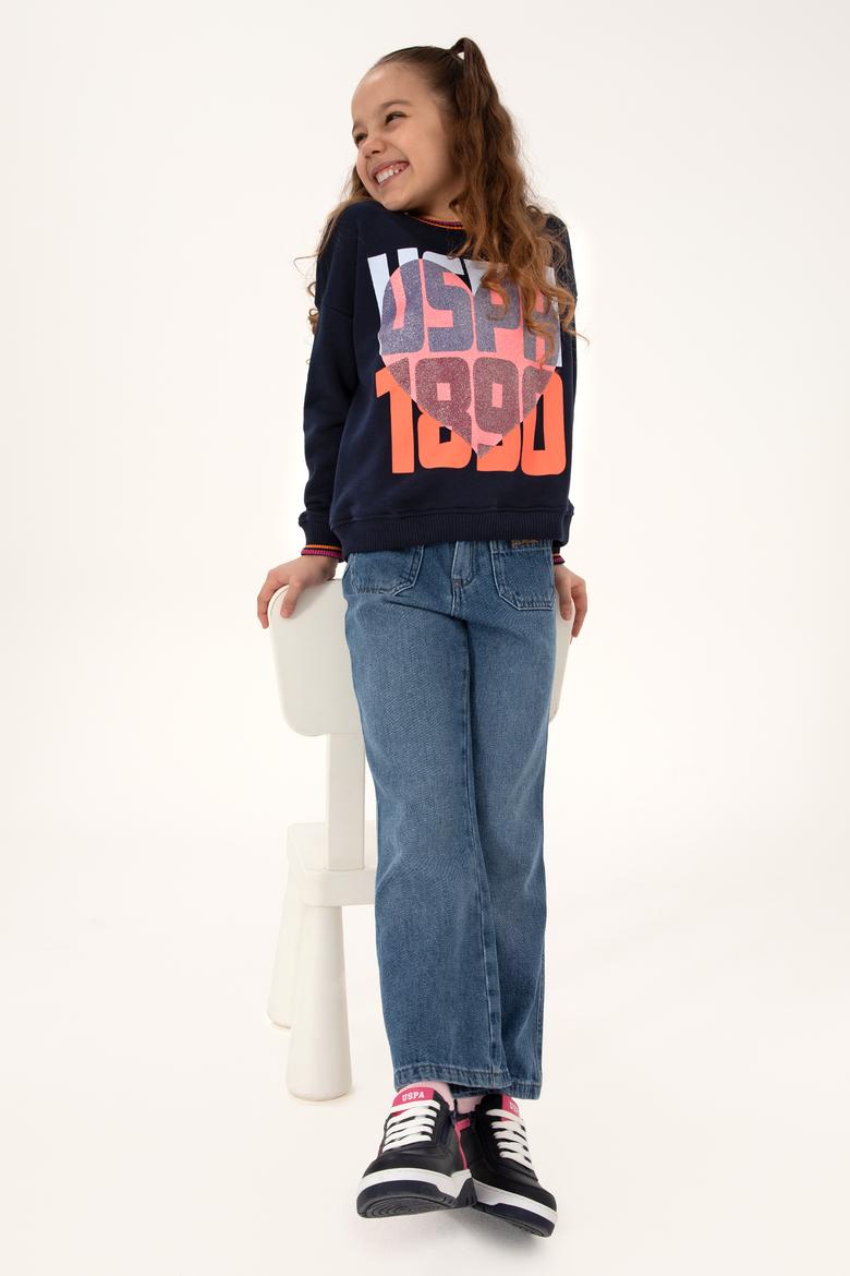 Kız Çocuk Lacivert Sweatshirt - 50317900005