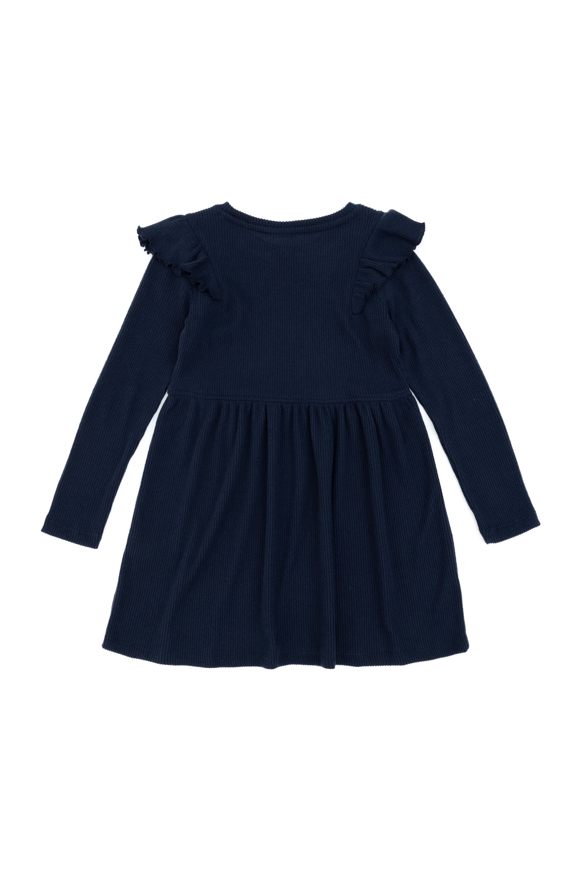 Kız Çocuk Açık Lacivert Örme Elbise - 50318088005