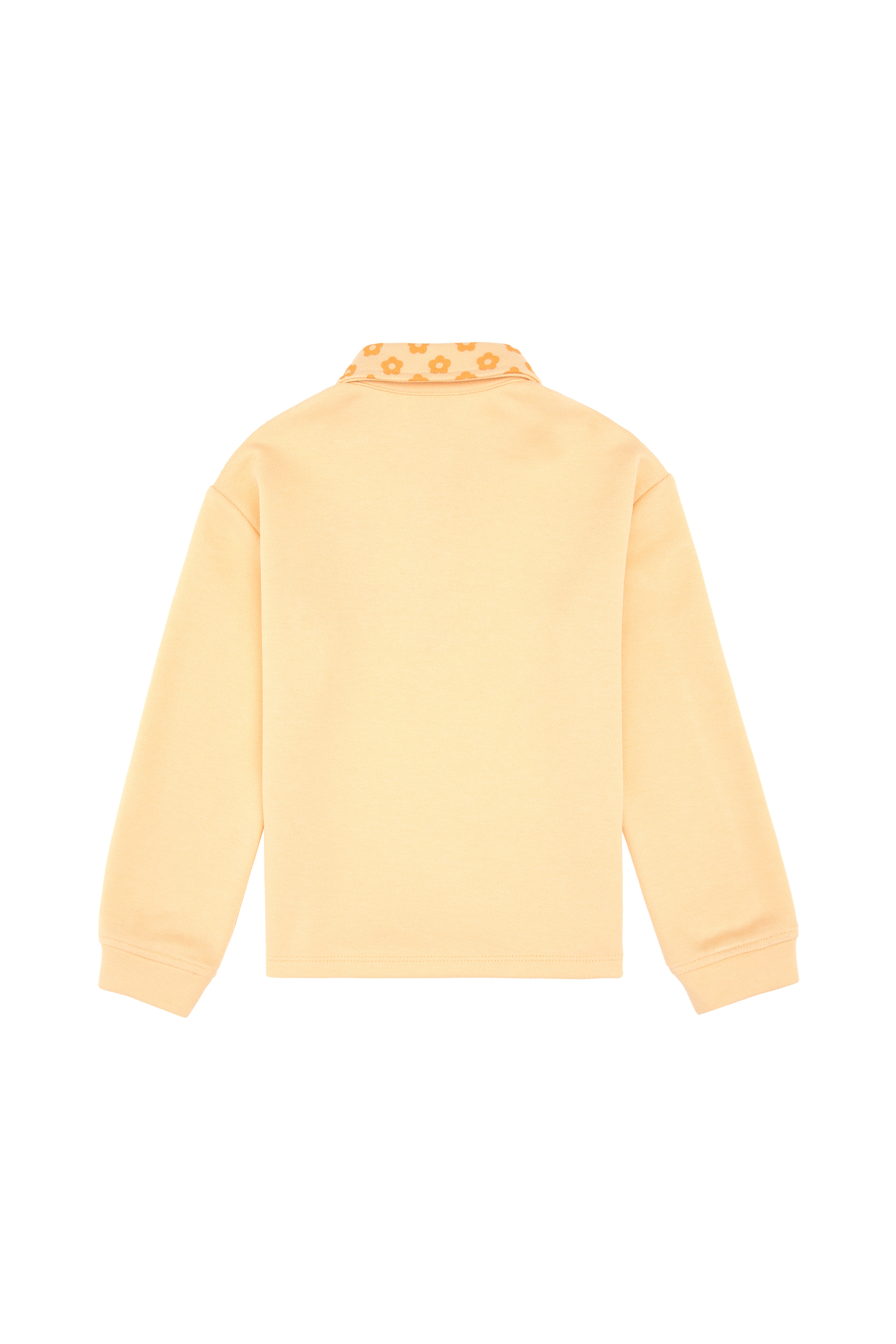 Kız Çocuk Pembe Polo Yaka Sweatshirt