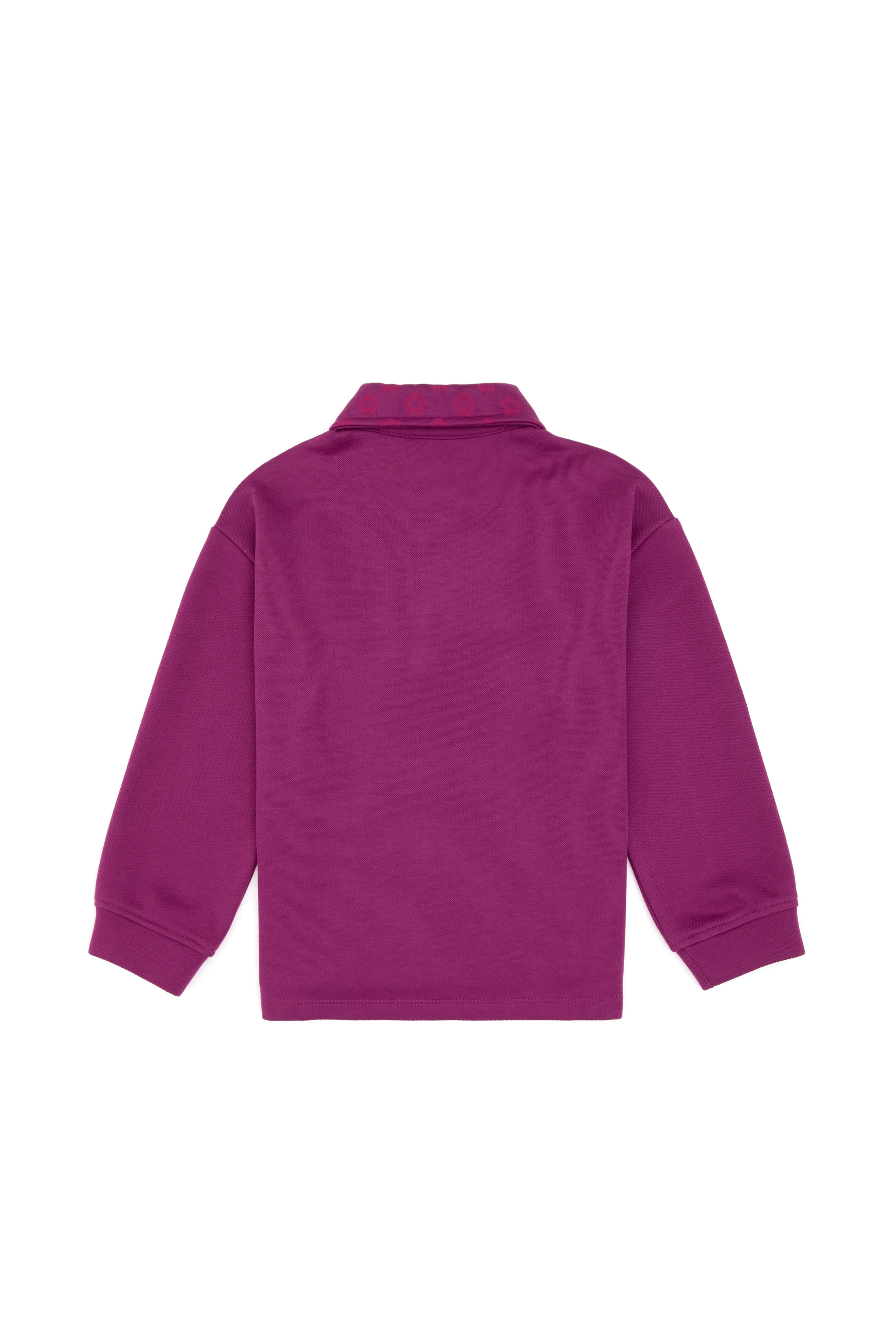 Kız Çocuk Menekşe Polo Yaka Sweatshirt
