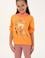 Kız Çocuk Turuncu Kapüşonlu Sweatshirt