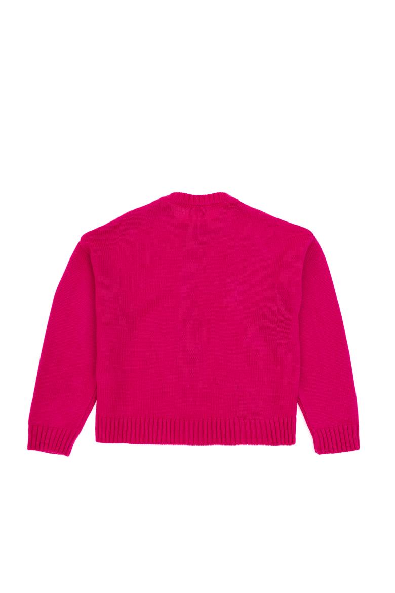 Kız Çocuk Fuşya Triko Hırka - 50316277002