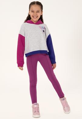 Kız Çocuk Kapüşonlu Fuşya Sweatshirt - 50317905003