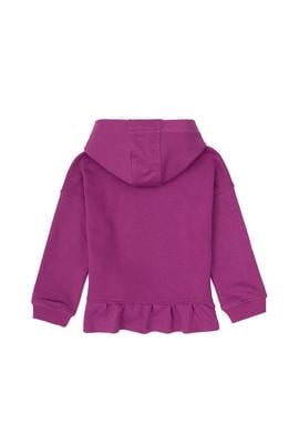 Kız Çocuk Menekşe Kapüşonlu Sweatshirt - 50317993009