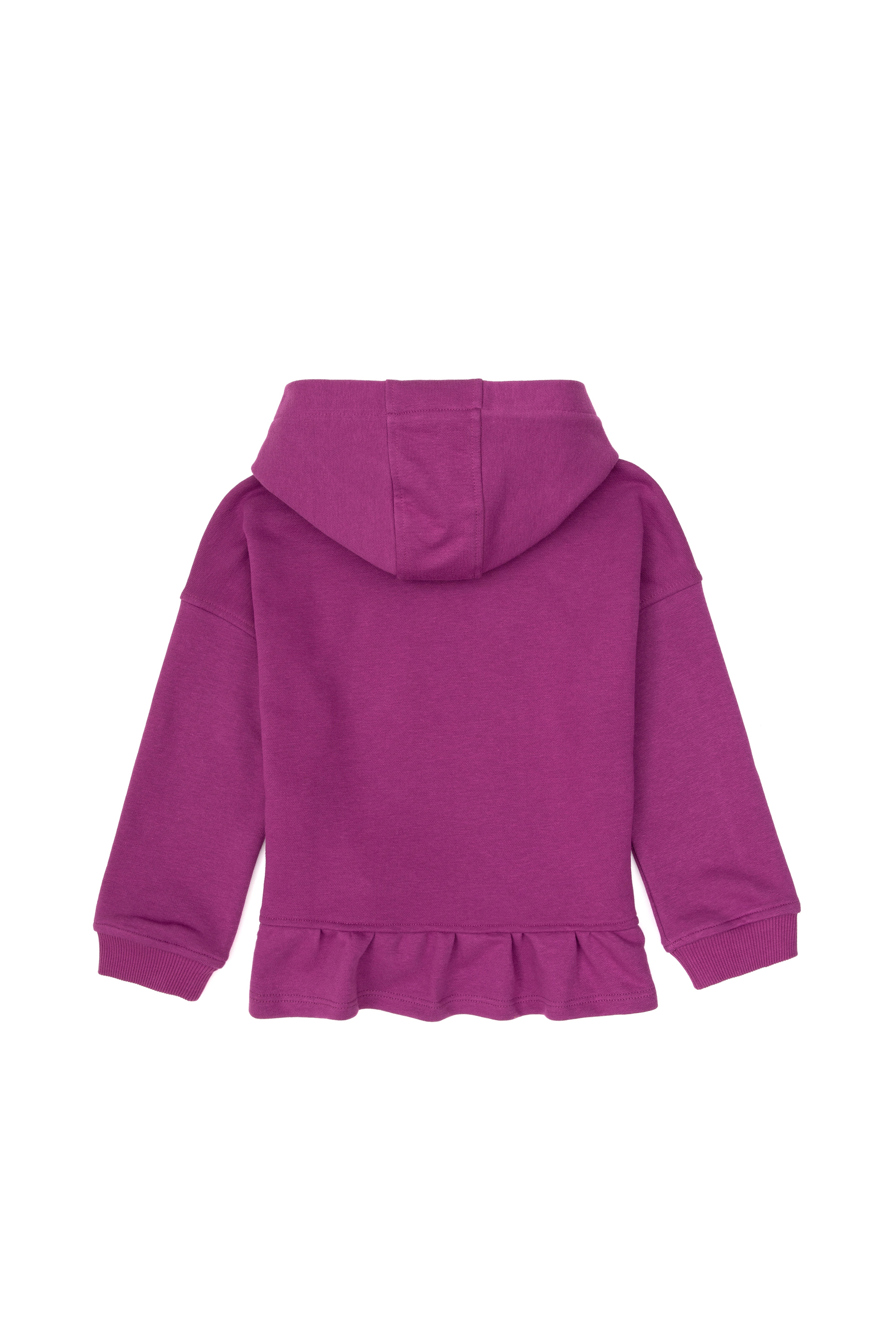 Kız Çocuk Menekşe Kapüşonlu Sweatshirt - Image 4