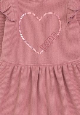 Kız Çocuk Pembe Örme Elbise - 50318088017