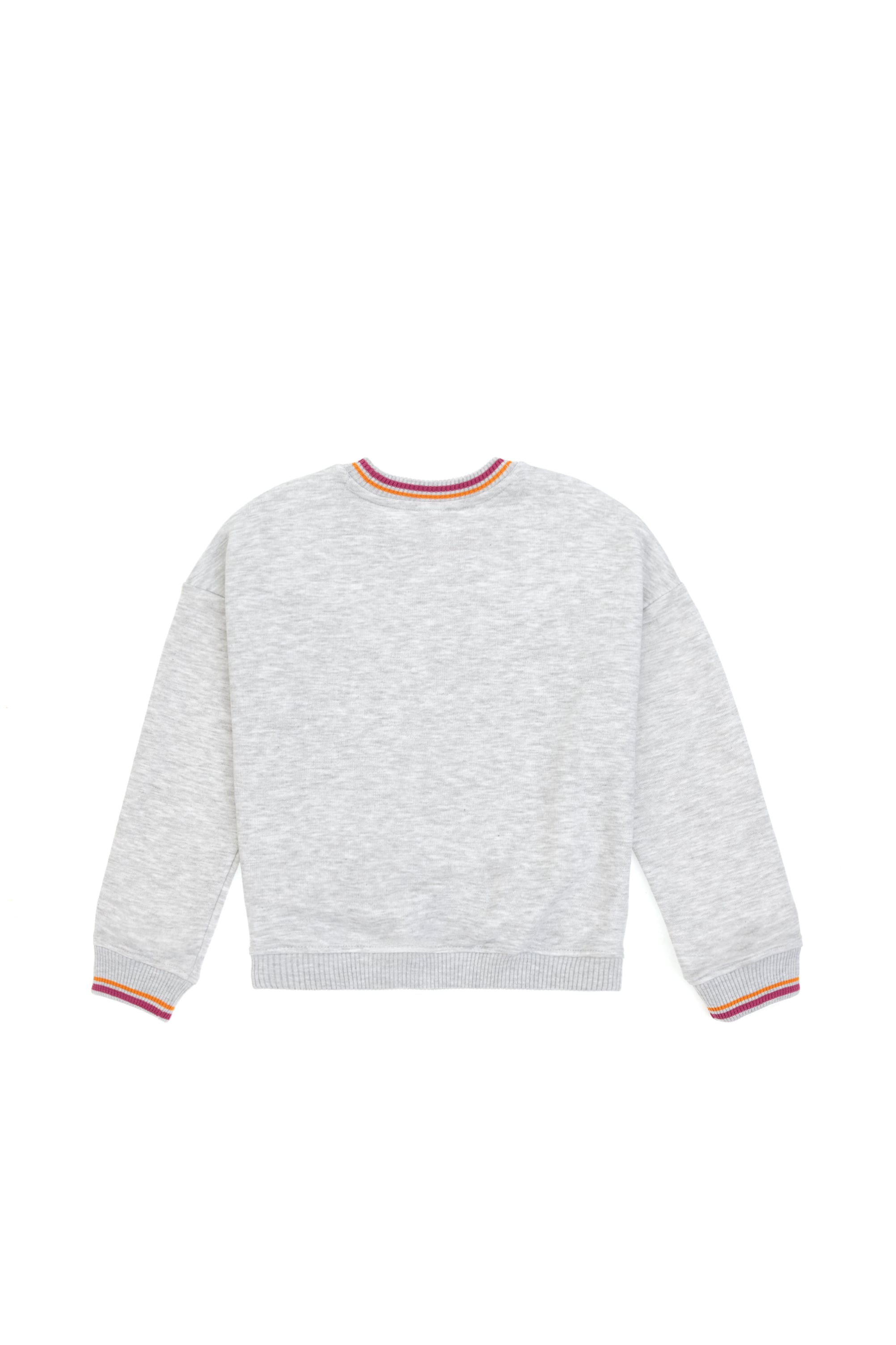 Kız Çocuk Açık Gri Melanj Sweatshirt - 50317900012
