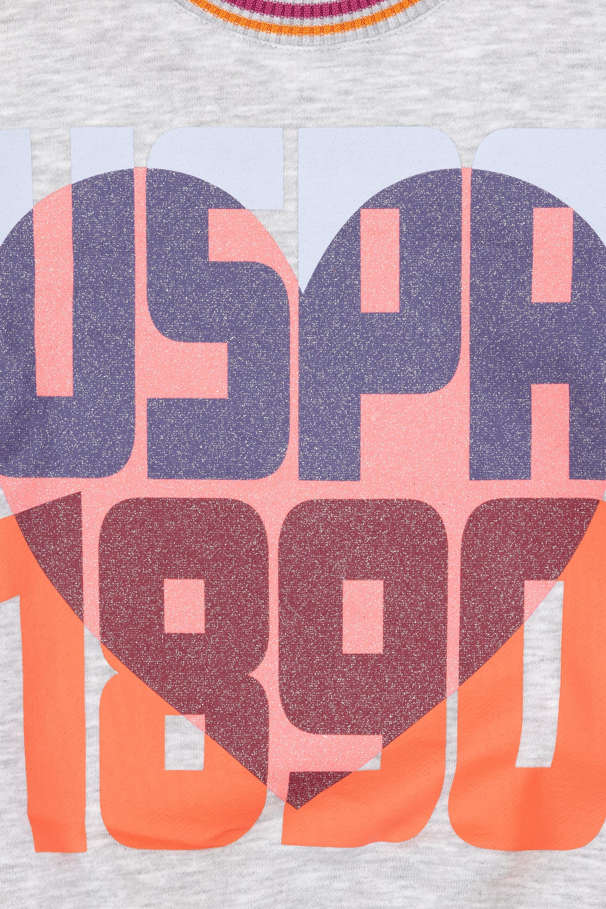 Kız Çocuk Açık Gri Melanj Sweatshirt - 50317900012