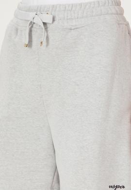 Kadın Gri Melanj Örme Şort - 50319960015