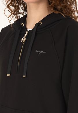 Kadın Siyah Basic Sweatshirt - 50319959006