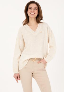 Kadın Krem Kazak - 50314833015