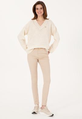 Kadın Krem Kazak - 50314833015