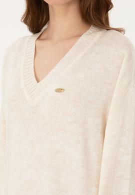 Kadın Krem Kazak - 50314833015