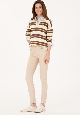 Kadın Taş Melanj Kazak - 50314790011