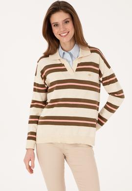 Kadın Taş Melanj Kazak - 50314790011