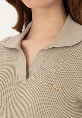 Kadın Açık Haki Kazak - 50317524020