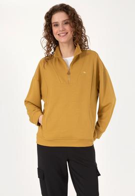 Kadın Hardal Sweatshirt - 50314221017