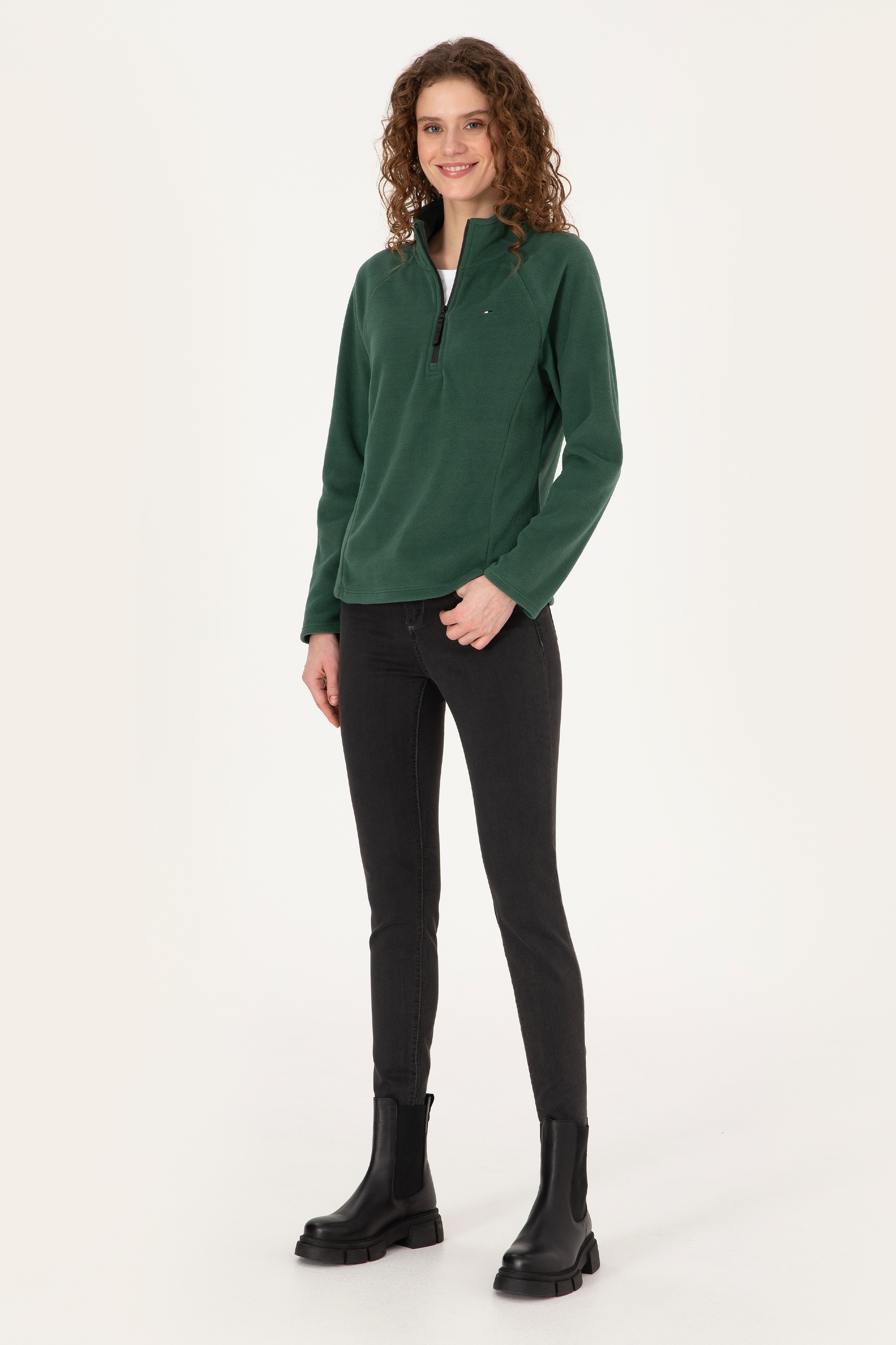 سویشرت رگولار زنانه یو اس پولو | U.S. Polo Assn. - تصویر 4