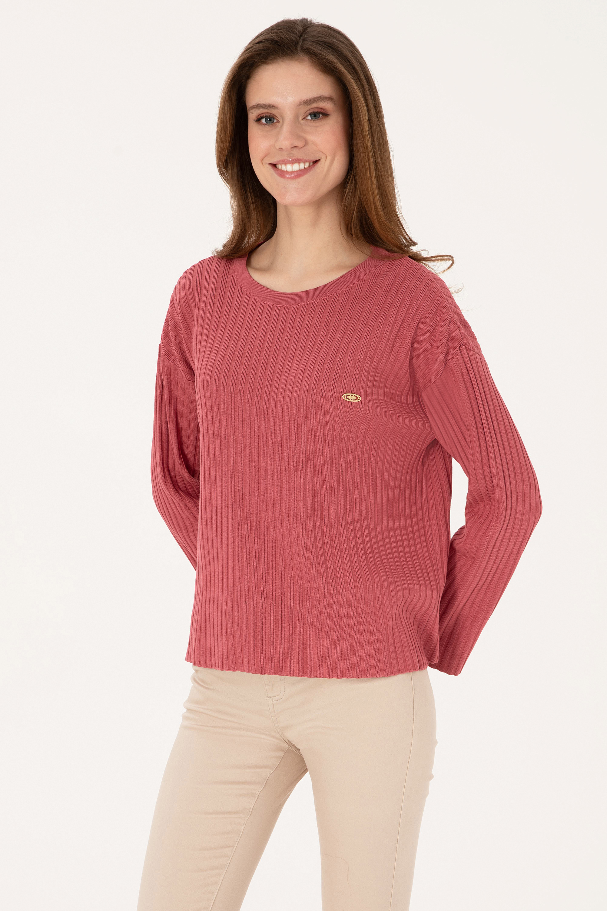 بافت Oversize زنانه یو اس پولو | U.S. Polo Assn. - تصویر 3