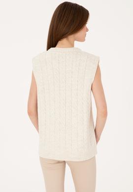 Kadın Krem Süveter - 50317560005