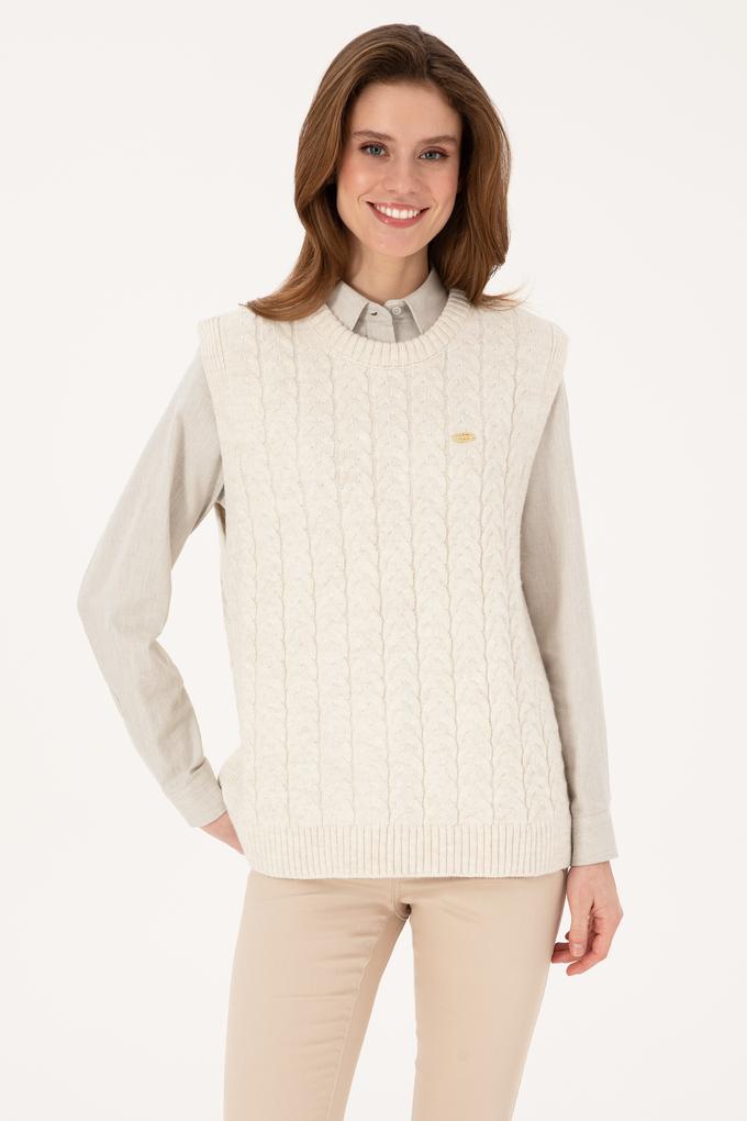 Kadın Krem Süveter