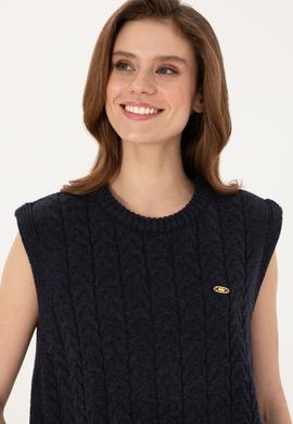 Kadın Lacivert Süveter - 50317560015