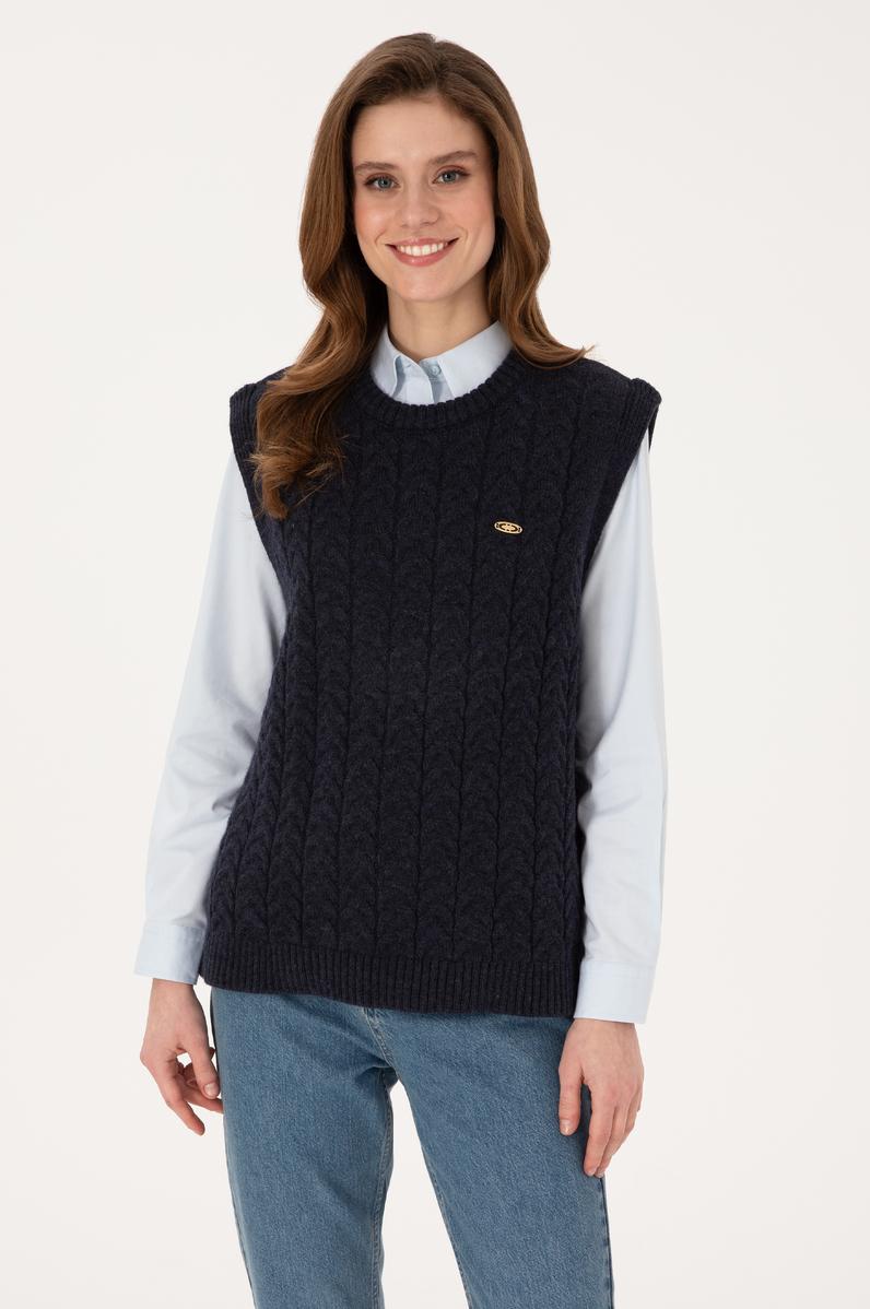 Kadın Lacivert Süveter