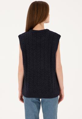 Kadın Lacivert Süveter - 50317560015