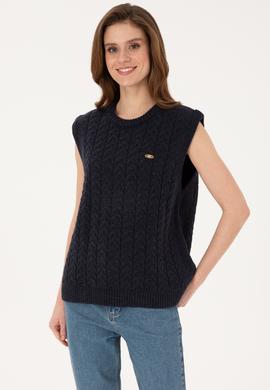 Kadın Lacivert Süveter - 50317560015