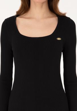 Kadın Siyah Kazak - 50314618004