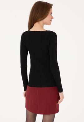 Kadın Siyah Kazak - 50314618004