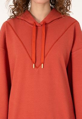 Kadın Gül Kurusu Sweatshirt - 50309464015