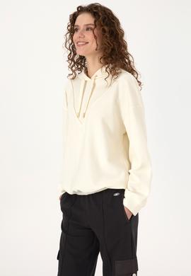 Kadın Krem Sweatshirt - 50309464021