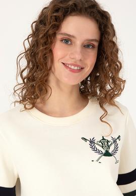 Kadın Krem Sweatshirt - 50309074004
