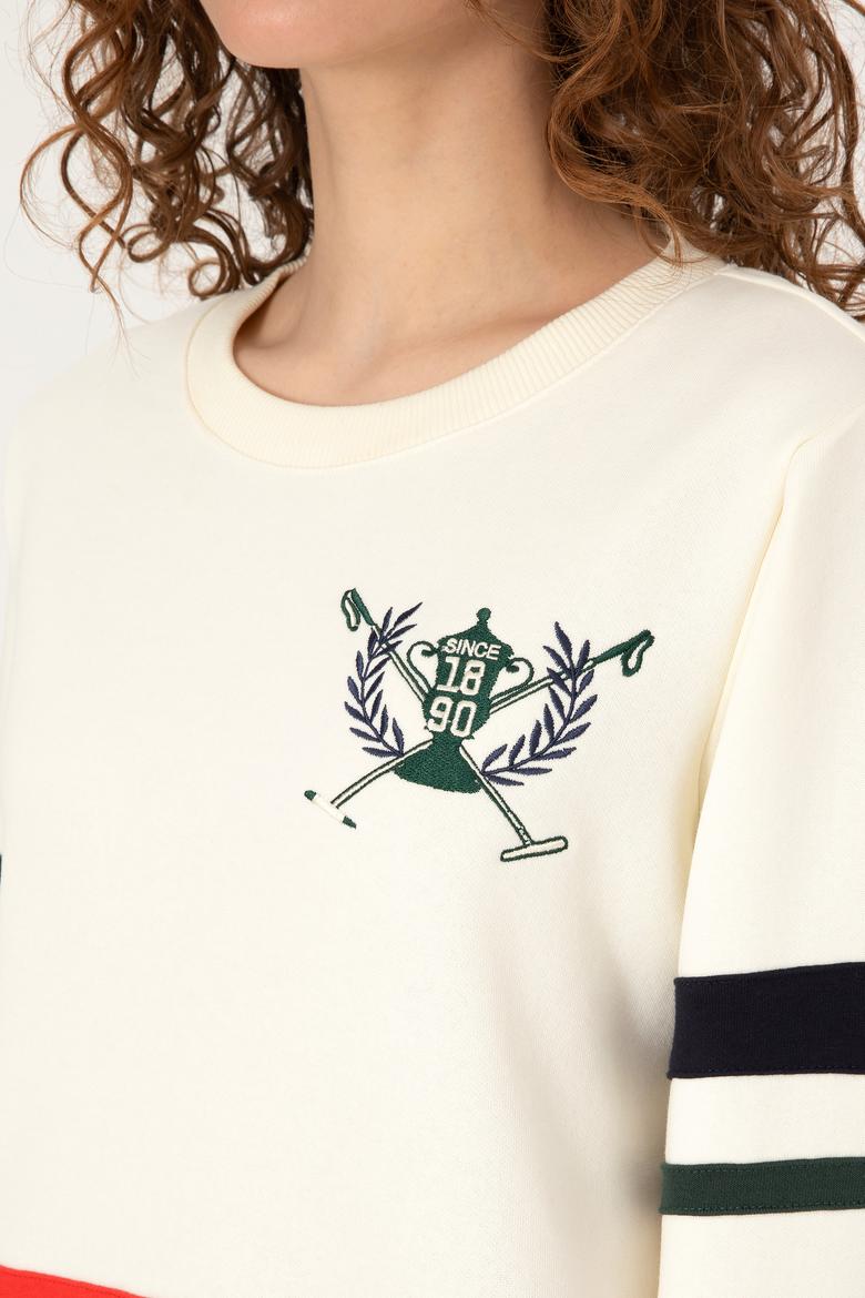 Kadın Krem Sweatshirt - 50309074004