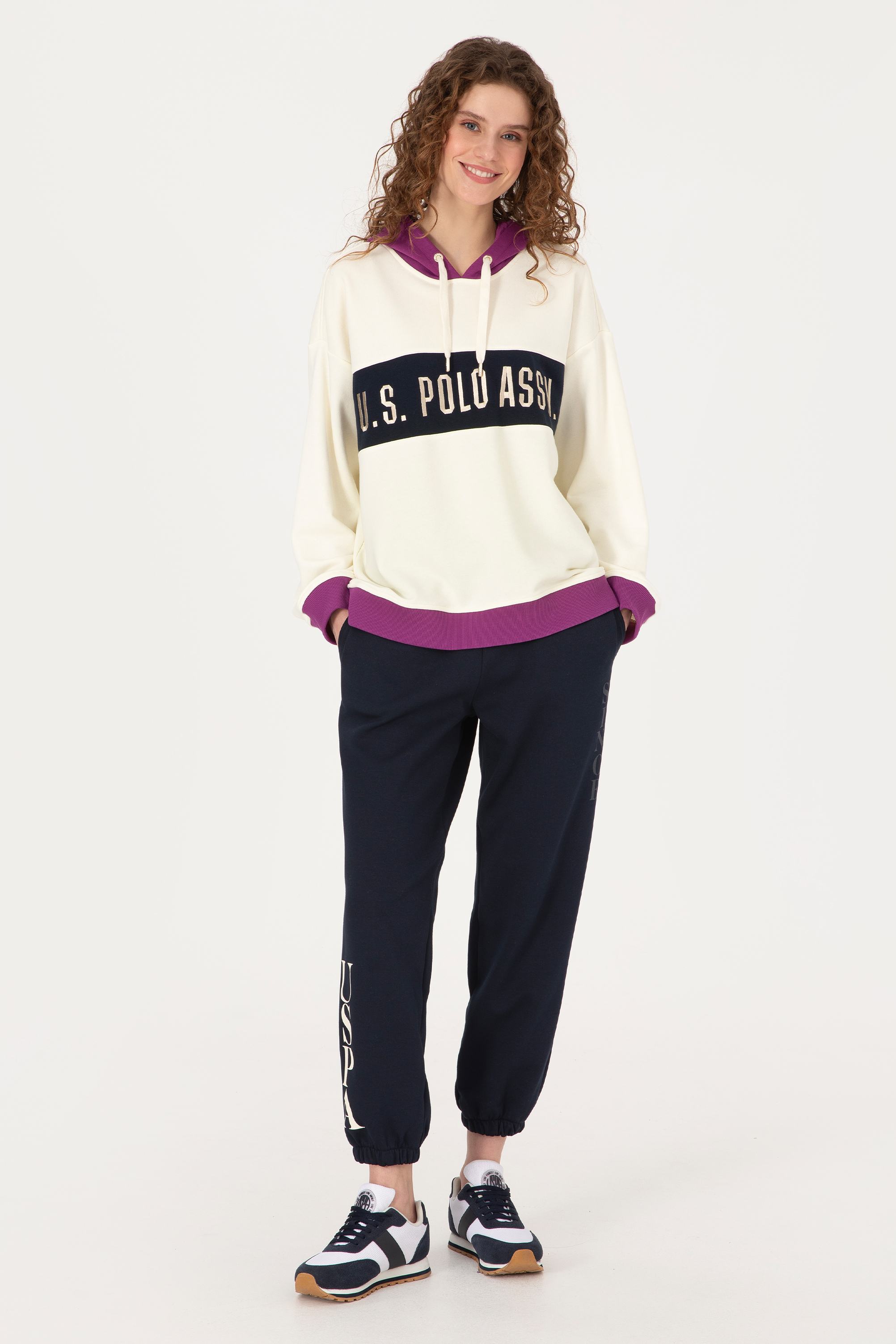 سویشرت Oversize زنانه یو اس پولو | U.S. Polo Assn. - تصویر 4